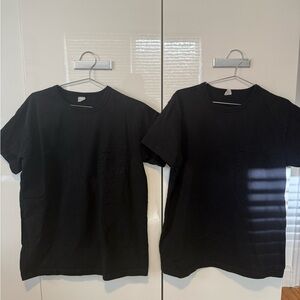 3SIXTEEN HEAVYWEIGHT T-SHIRTS | BLACK W/ POCKET | 2 PACK